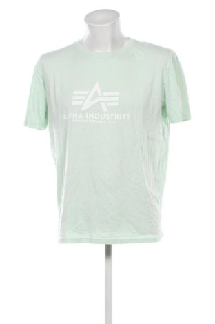 Męski T-shirt Alpha Industries, Rozmiar XXL, Kolor Zielony, Cena 62,99 zł, #136635567