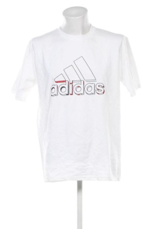 Męski T-shirt Adidas, Rozmiar 3XL, Kolor Biały, Cena 84,99 zł, #136867810