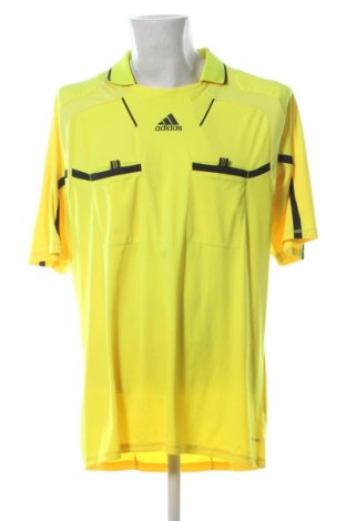 Ανδρικό t-shirt Adidas, Μέγεθος XXL, Χρώμα Κίτρινο, Τιμή 13,99 €, #136897440