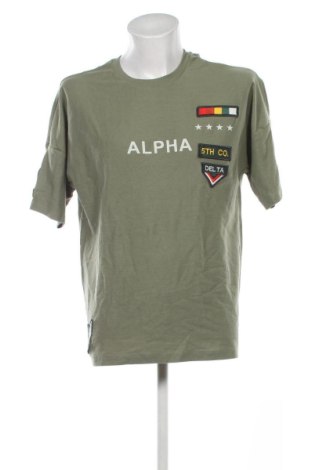 Ανδρικό t-shirt Reserved, Μέγεθος M, Χρώμα Πράσινο, Τιμή 17,00 €, #136908921