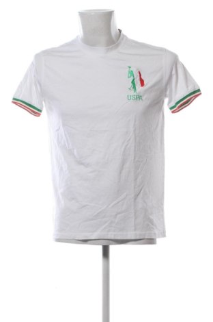 Herren T-Shirt U.S. Polo Assn., Größe L, Farbe Weiß, Preis € 31,99, #136916010