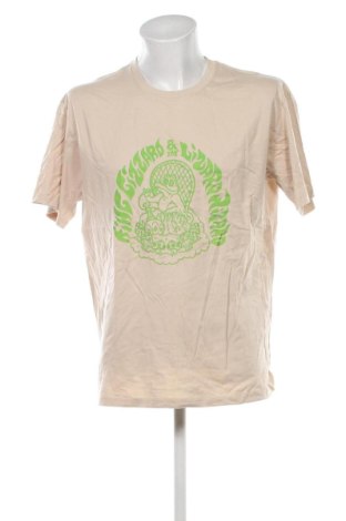 Męski T-shirt Unbranded, Rozmiar XL, Kolor Beżowy, Cena 46,99 zł, #136917411