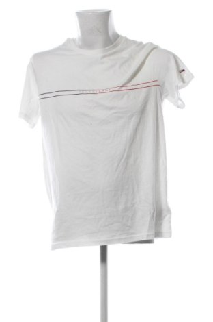 Мъжка тениска Tommy Jeans, Размер L, Цвят Бял, Цена 39,88 €, #136922085