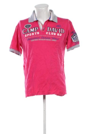 Tricou de bărbați Camp David, Mărime 3XL, Culoare Roz, Preț 122,99 Lei, #136929716