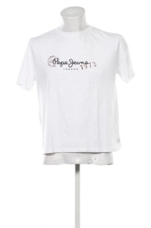 Ανδρικό t-shirt Pepe Jeans, Μέγεθος M, Χρώμα Λευκό, Τιμή 33,99 €, #136940560