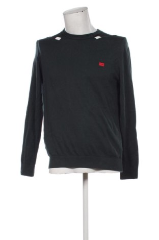 Pulover de bărbați Hugo Boss, Mărime L, Culoare Verde, Preț 260,99 Lei, #131626808