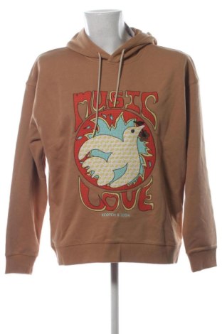 Herren Sweatshirt Scotch & Soda, Größe XXL, Farbe Braun, Preis 71,99 €, #136903736