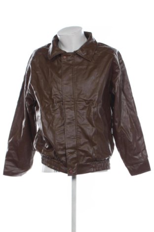 Męska skórzana kurtka Unbranded, Rozmiar XXL, Kolor Brązowy, Cena 117,99 zł, #136862668