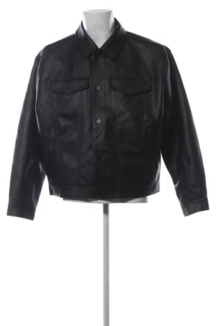 Herren Lederjacke Calvin Klein Jeans, Größe L, Farbe Schwarz, Preis € 147,99, #136941837