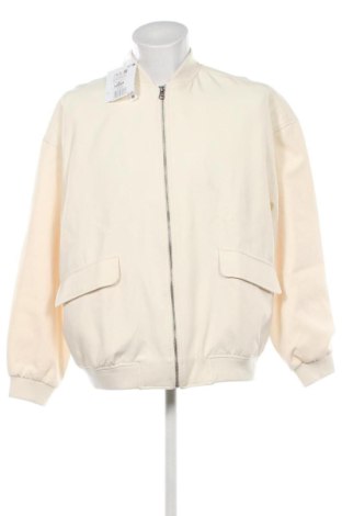 Pánska bunda  Pull&Bear, Veľkosť L, Farba Kremová, Cena  32,95 €, #136878888
