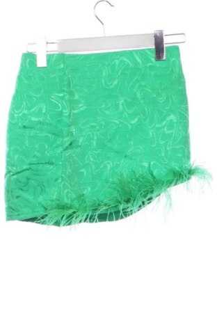 Rock Bershka, Größe XS, Farbe Grün, Preis 13,00 €, #136900385