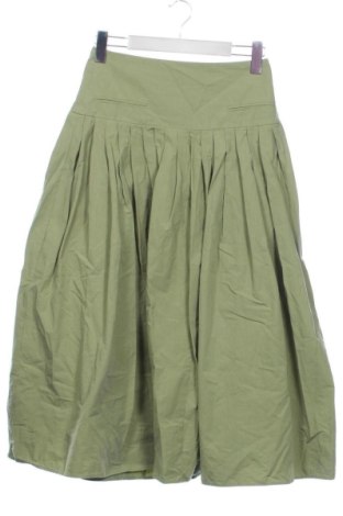 Φούστα Zara, Μέγεθος XS, Χρώμα Πράσινο, Τιμή 15,00 €, #136850134