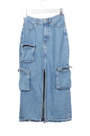 Fustă Bershka, Mărime XS, Culoare Albastru, Preț 57,35 Lei, #136901615