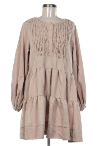 Φόρεμα Pretty Little Thing, Μέγεθος L, Χρώμα  Μπέζ, Τιμή 10,99 €, #136811708