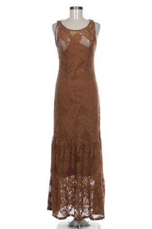 Sukienka Guess, Rozmiar L, Kolor Brązowy, Cena 760,05 zł, #136884323