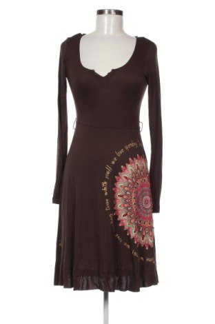 Rochie Desigual, Mărime S, Culoare Maro, Preț 192,89 Lei, #136887732