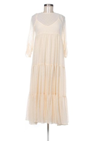 Sukienka Zara, Rozmiar XS, Kolor ecru, Cena 117,99 zł, #136907258