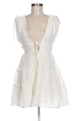 Sukienka Bershka, Rozmiar XS, Kolor ecru, Cena 142,99 zł, #136945970