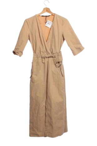 Φόρεμα Zara, Μέγεθος XS, Χρώμα  Μπέζ, Τιμή 16,88 €, #136873599