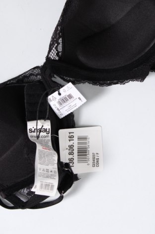 Sutien Sinsay, Mărime L, Culoare Negru, Preț 71,00 Lei, #136806161