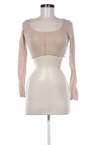 Дамска блуза Bershka, Размер S, Цвят Бежов, Цена 2,04 €