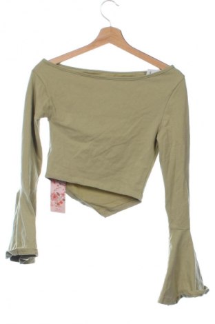 Bluză de femei SHEIN, Mărime XS, Culoare Verde, Preț 66,99 Lei