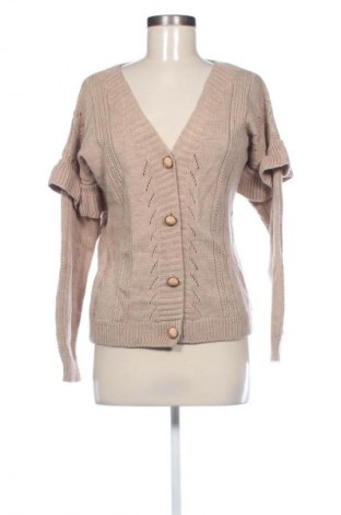Damski kardigan Unbranded, Rozmiar M, Kolor Beżowy, Cena 36,99 zł