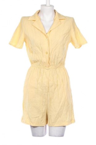 Salopetă scurtă de damă Koton, Mărime M, Culoare Galben, Preț 17,99 Lei