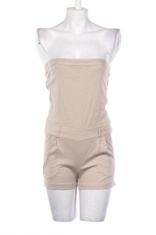 Дамски къс гащеризон Unbranded, Размер M, Цвят Бежов, Цена 2,04 €