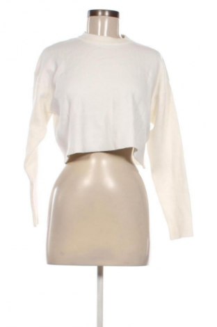 Damenpullover Bershka, Größe S, Farbe Weiß, Preis € 12,99