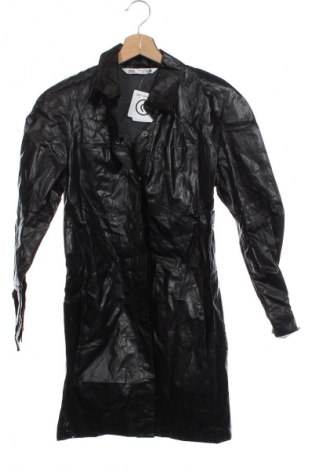 Δερμάτινο φόρεμα Zara, Μέγεθος XS, Χρώμα Μαύρο, Τιμή 2,99 €