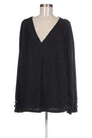 Дамска блуза SHEIN, Размер 3XL, Цвят Черен, Цена 10,73 €, #136952135
