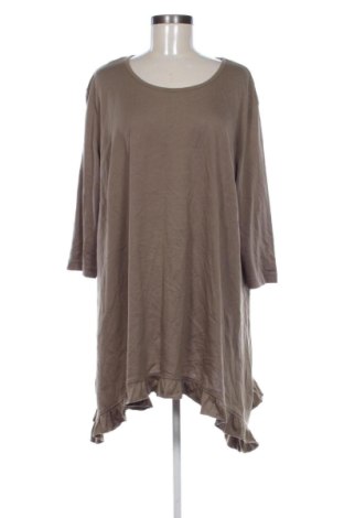 Γυναικεία μπλούζα Mia Moda, Μέγεθος 4XL, Χρώμα Καφέ, Τιμή 18,99 €, #136964829