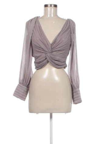 Bluzka damska Zara, Rozmiar XS, Kolor Popielaty róż, Cena 51,99 zł, #136975537