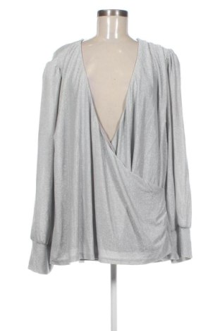 Bluză de femei City Chic, Mărime 3XL, Culoare Argintiu, Preț 46,99 Lei, #136981535