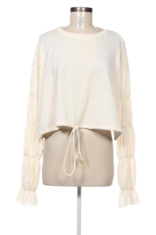 Bluzka damska Zara, Rozmiar XL, Kolor ecru, Cena 70,99 zł, #136998620