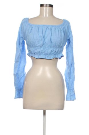 Дамска блуза Stradivarius, Размер M, Цвят Син, Цена 7,15 €, #136999540