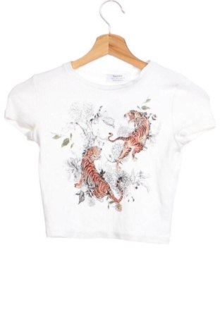 Damen Shirt Bershka, Größe S, Farbe Weiß, Preis 9,00 €, #137013786