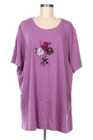 Дамска блуза Ulla Popken, Размер 4XL, Цвят Лилав, Цена 22,00 €, #137014555