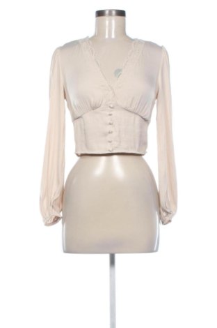 Damen Shirt Stradivarius, Größe S, Farbe Ecru, Preis 8,00 €, #137028979