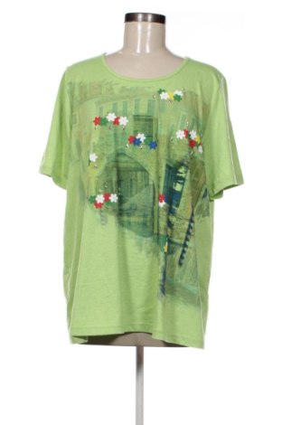 Bluzka damska Ulla Popken, Rozmiar XXL, Kolor Zielony, Cena 98,99 zł, #137049845