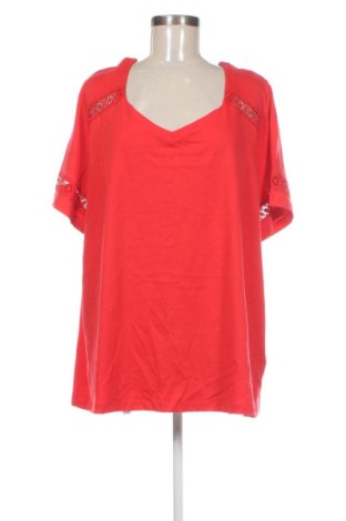 Bluzka damska Laura Torelli, Rozmiar XXL, Kolor Czerwony, Cena 65,99 zł, #137050275