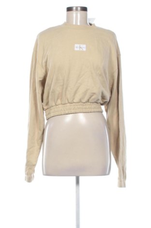 Γυναικεία μπλούζα Calvin Klein Jeans, Μέγεθος S, Χρώμα  Μπέζ, Τιμή 75,29 €, #136935786