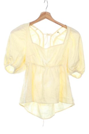 Дамска блуза H&M, Размер XS, Цвят Жълт, Цена 10,00 €, #136989764
