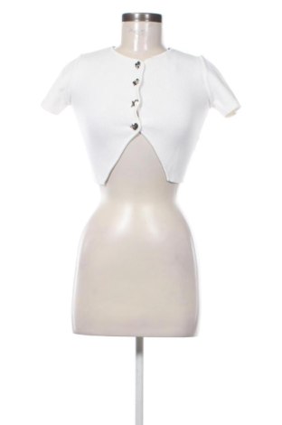 Cardigan de damă Zara, Mărime S, Culoare Alb, Preț 67,77 Lei, #136953936