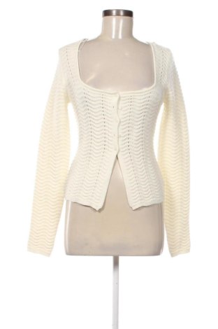 Cardigan de damă Bershka, Mărime M, Culoare Ecru, Preț 61,99 Lei, #136959444