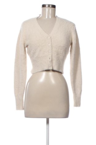 Damen Strickjacke Bershka, Größe XS, Farbe Ecru, Preis 23,99 €, #136987638