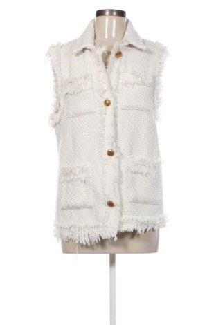 Дамска жилетка Zara, Размер M, Цвят Екрю, Цена 18,54 €, #136990082