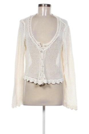 Cardigan de damă Zara, Mărime L, Culoare Ecru, Preț 78,74 Lei, #137013106