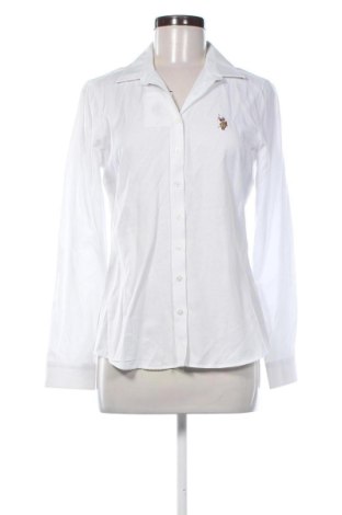 Дамска риза U.S. Polo Assn., Размер M, Цвят Бял, Цена 49,68 €, #136884499